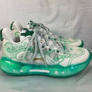 Li-Ning Yushuai 16 Low Jade Green Mythical Beast Basketball Shoes Men's 8.5 NWOB
